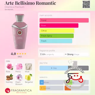 Arte Bellisimo Romantic Orientica Premium